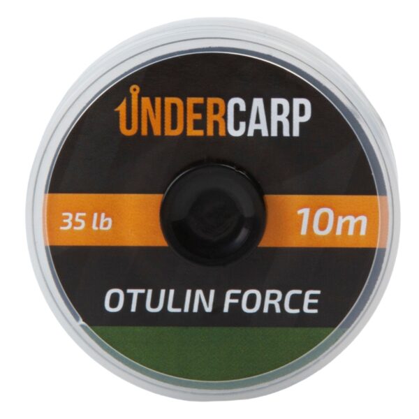 UNDERCARP Plecionka przyponowa w otulinie Otulin Force 35lbs 10m Zielona