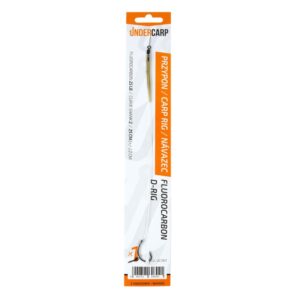 UNDERCARP Przypon karpiowy Fluorocarbon D-Rig rozm. 2