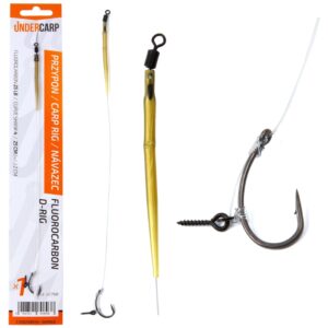 UNDERCARP Przypon karpiowy Fluorocarbon D-Rig rozm. 4