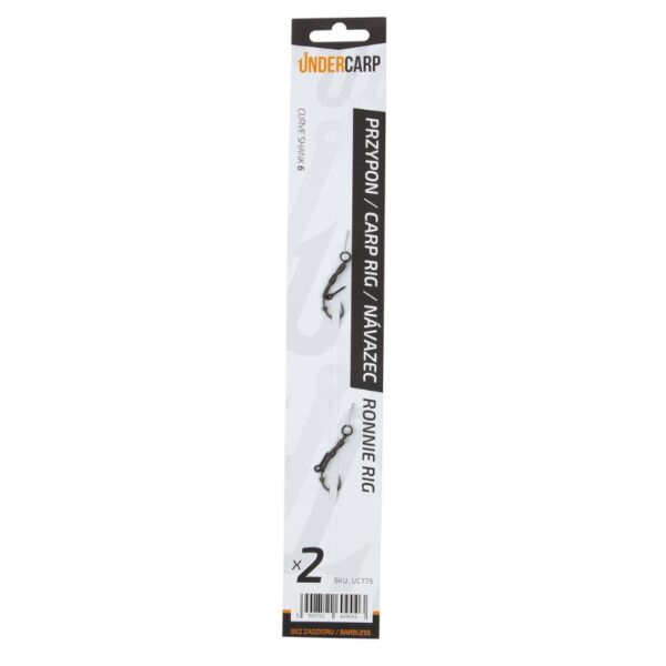 UNDERCARP Przypon karpiowy Ronnie Rig Bezzadziorowy rozm. 6