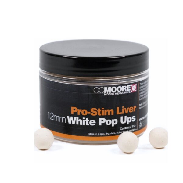 CC MOORE Kulki Pro-Stim Liver Air Ball White Pop Ups 12mm