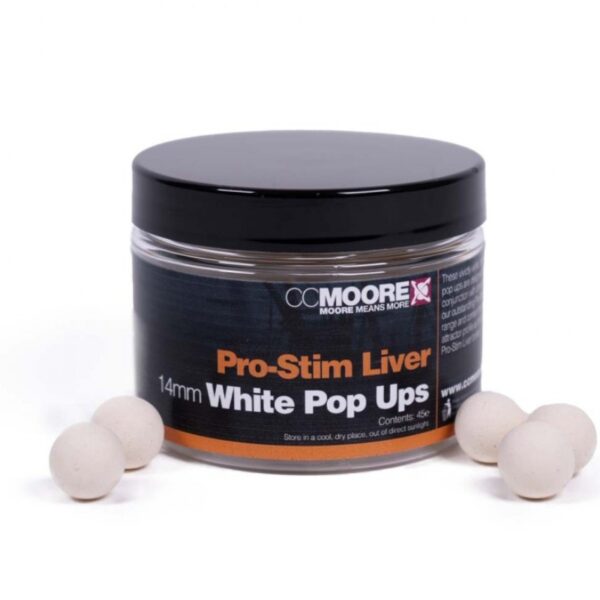 CC MOORE Kulki Pro-Stim Liver Air Ball White Pop Ups 14mm