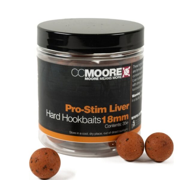 CC MOORE Kulki Pro-Stim Liver Hard Hookbaits 18mm