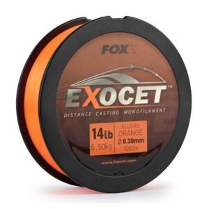 FOX Żyłka karpiowa Exocet Fluoro Orange Mono 0.30mm 14lb 1000m