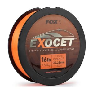 FOX Żyłka karpiowa Exocet Fluoro Orange Mono 0.33mm 16lb 1000m