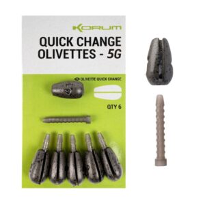 KORUM Ciężarki Quick Change Olivettes 5g
