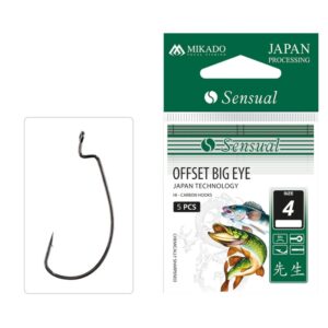 MIKADO Haczyki - Sensual Offset Big Eye nr 4 BN - op. 5szt.