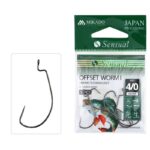 MIKADO Haczyki – Sensual Offset Worm I nr 4/0 BN – op. 5szt.