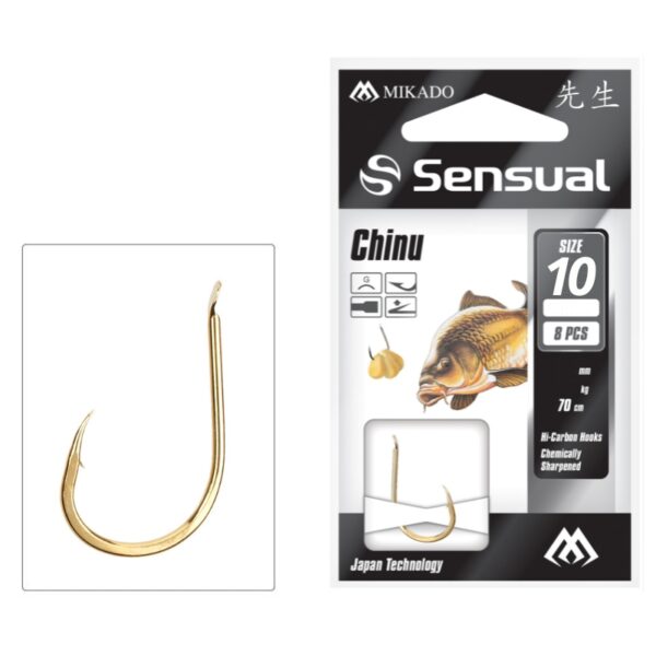MIKADO Przypony wiązane Sensual Chinu nr 10 0.18mm 70cm MIKADO Przypony wiązane Sensual Chinu nr 10 0.18mm 70cm