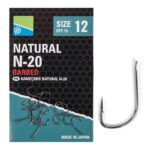 PRESTON Haczyki Natural N-20 15 szt. - rozmiar 12