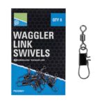 PRESTON Krętliki z agrafką Waggler Link Swivels 8 szt.