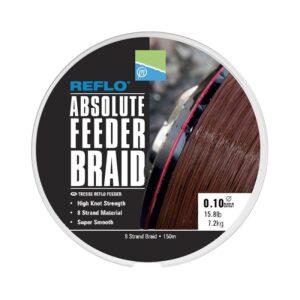 PRESTON Plecionka Reflo Absolute Feeder Braid 150m - 0.10mm