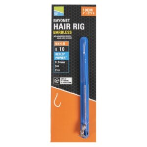 PRESTON Przypony KKH-B Bayonet Hair Rigs 8 szt. - rozmiar 10