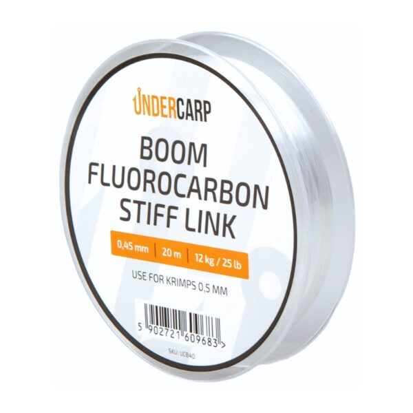 UNDERCARP Boom Fluorocarbon Stiff Link 0.45mm 25lb - 20m