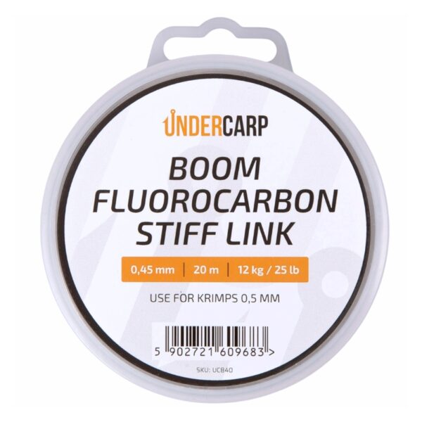 UNDERCARP Boom Fluorocarbon Stiff Link 0.45mm 25lb - 20m