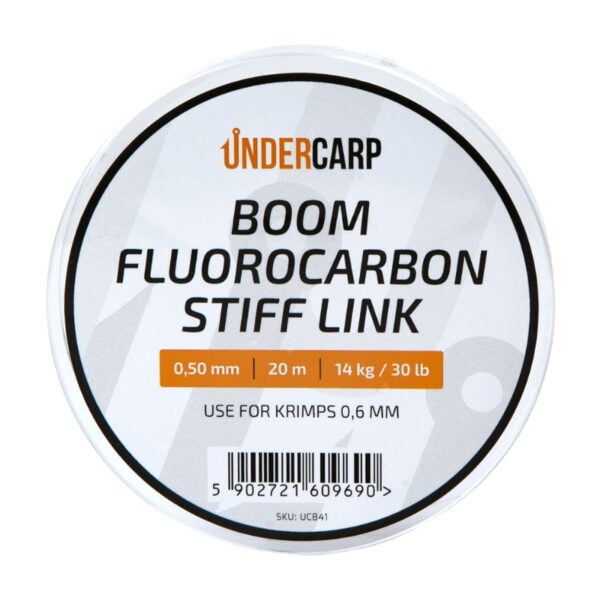 UNDERCARP Boom Fluorocarbon Stiff Link 0.50mm 30lb - 20m