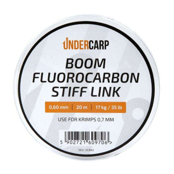 UNDERCARP Boom Fluorocarbon Stiff Link 0.60mm 35lb - 20m