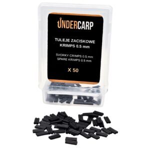 UNDERCARP Tuleje zaciskowe Krimps 0.5mm - 50 szt.