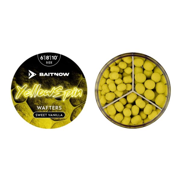 BAITNOW Wafters Method Feeder - Yellow Spin 6-8-10mm