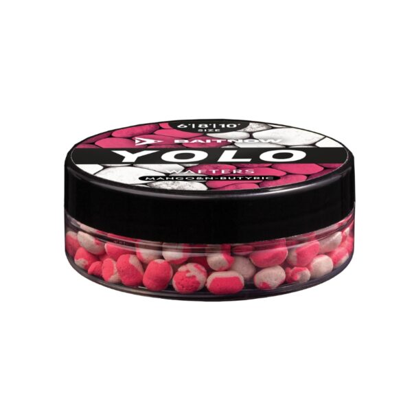 BAITNOW Wafters Method Feeder - Yolo White & Pink - Mango & N-Butyric - 6-8-10mm
