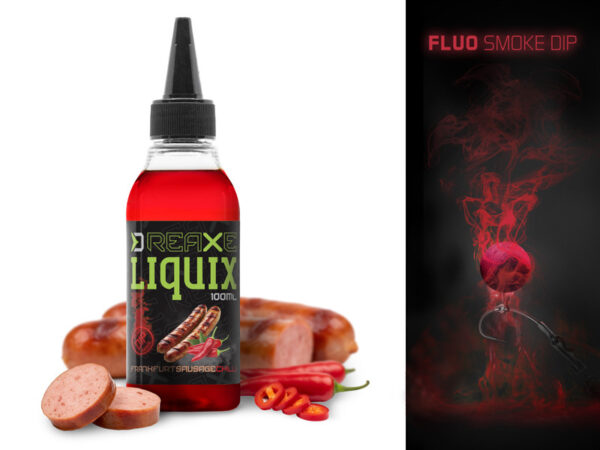 DELPHIN Dip Smoke Fluo LiquiX 100ml - Frankfurterka - Chilli