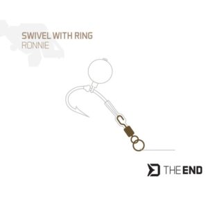 DELPHIN Krętlik z kółkiem TheEND Ronnie rozmiar 6 13kg- 10 szt.