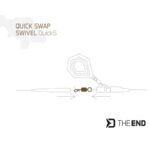 DELPHIN Krętlik z szybkozłączką TheEND QuickS rozmiar 4 – 10 szt.