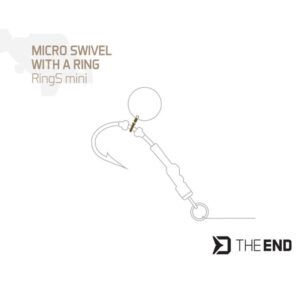 DELPHIN Mikrokrętlik z kółkiem TheEND RingS mini - 10 szt.