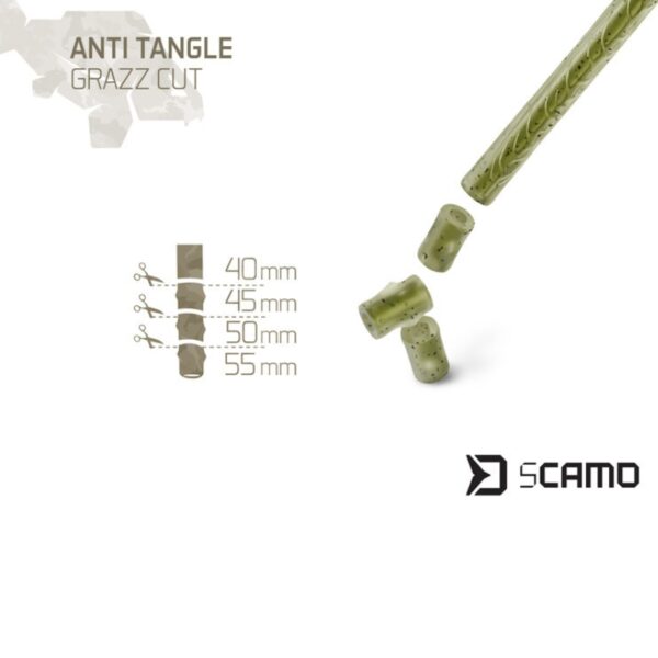 DELPHIN Rurka antysplątaniowa Delphin sCAMO GRAZZ Cut 55mm - 10 szt.