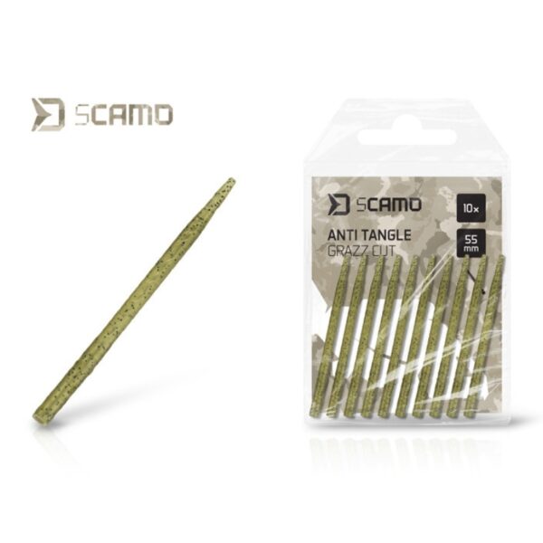 DELPHIN Rurka antysplątaniowa Delphin sCAMO GRAZZ Cut 55mm - 10 szt. DELPHIN Rurka antysplątaniowa Delphin sCAMO GRAZZ Cut 55mm - 10 szt.