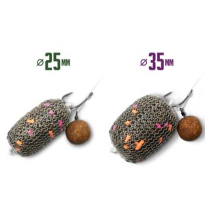 DELPHIN Siatka Pva Tunel+Ubijak PVA n'tastic QUICK szybko rozpuszczalna zestaw 2w1- 25mm 35mm 7m+7m