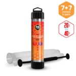 DELPHIN Siatka Pva Tunel+Ubijak zestaw 2w1 - 25mm 35mm , 7m+7m