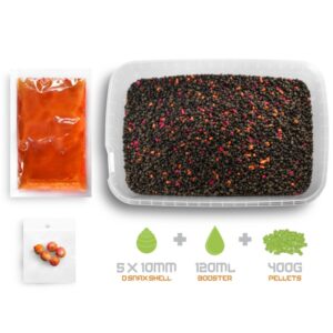 DELPHIN Zestaw Pellet box Reaxe READY&GO - Mango Brzoskwinia