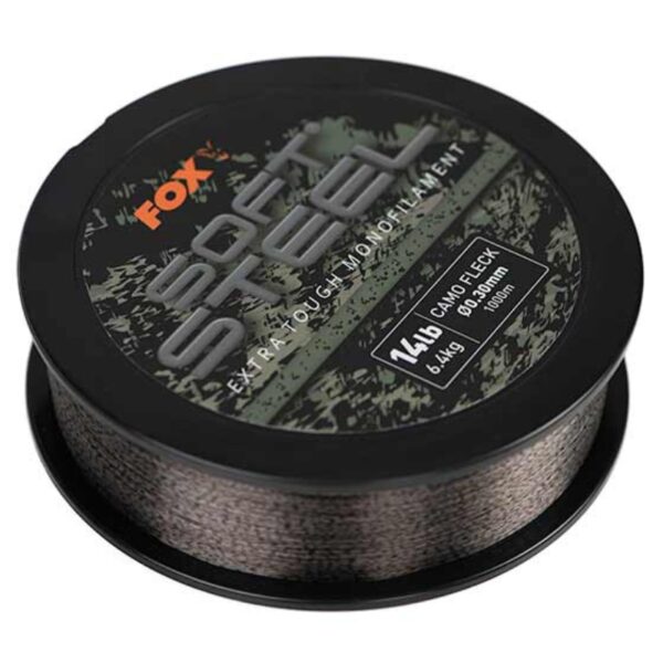FOX Żyłka karpiowa Soft Steel Fleck Camo Mono 0.30mm 14lb 1000m