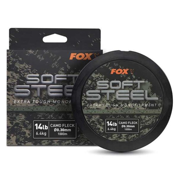 FOX Żyłka karpiowa Soft Steel Fleck Camo Mono 0.30mm 14lb 1000m