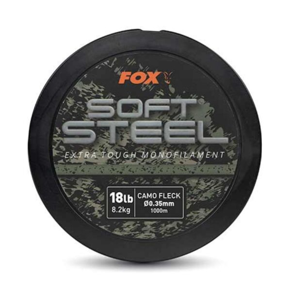 FOX Żyłka karpiowa Soft Steel Fleck Camo Mono 0.35mm 18lb 1000m
