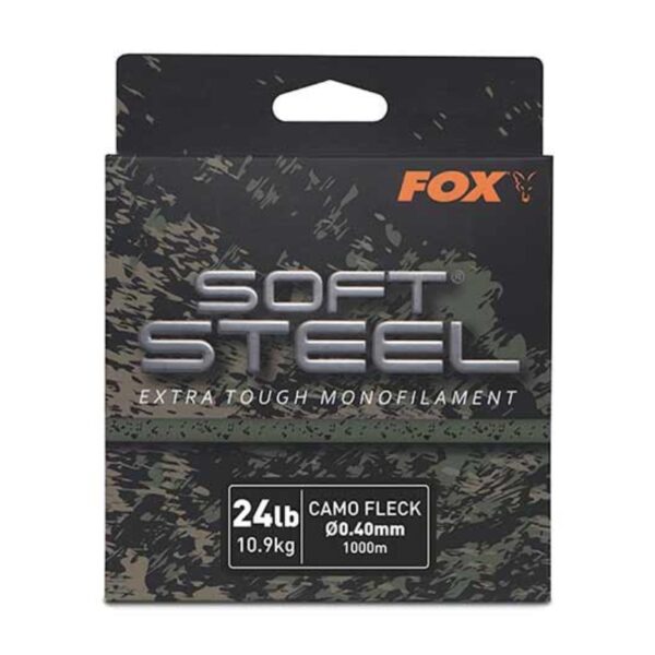 FOX Żyłka karpiowa Soft Steel Fleck Camo Mono 0.40mm 24lb 1000m