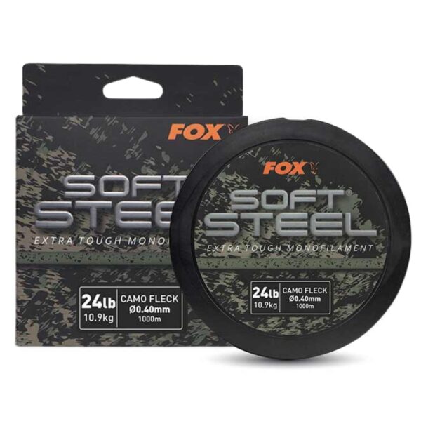 FOX Żyłka karpiowa Soft Steel Fleck Camo Mono 0.40mm 24lb 1000m