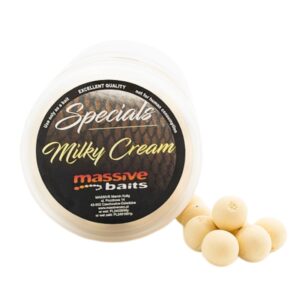 MASSIVE BAITS Kulki Special Pop-Ups Milky Cream 14mm