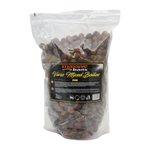 MASSIVE BAITS Kulki zanętowe Fish Vario Mixed Boiles 14/18/24mm 5kg
