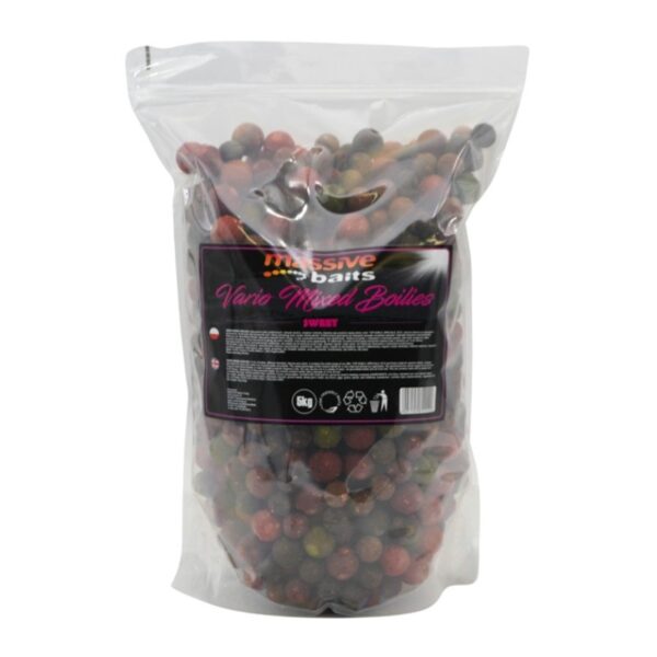 MASSIVE BAITS Kulki zanętowe Sweet Vario Mixed Boiles 14/18/24mm 5kg