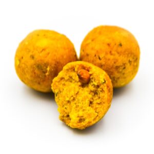 MASSIVE BAITS Kulki zanętowe w wiaderku Eco Boilies Banana 18mm 3kg