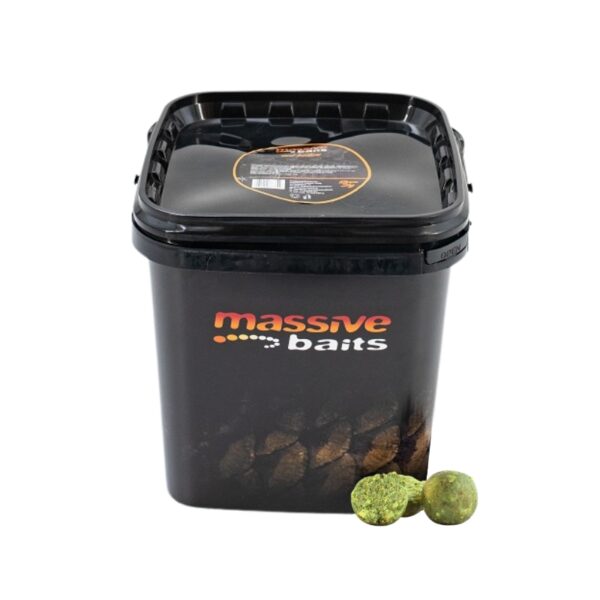MASSIVE BAITS Kulki zanętowe w wiaderku Eco Boilies GLM 18mm 3kg