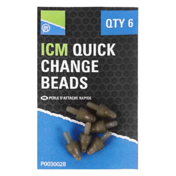 PRESTON Łączniki ICM IN-LINE Quick Change Beads 6 szt.