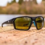 PRESTON Okulary przeciwsłoneczne polaryzacyjne Absolute Wrap Sunglasses – Amber Brown