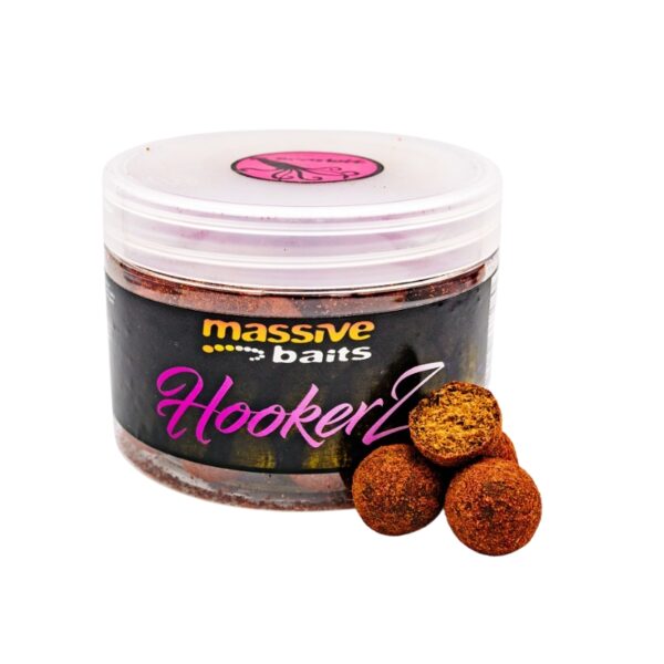 MASSIVE BAITS Kulki hakowe Hookerz Scarlett Robin Red 18mm