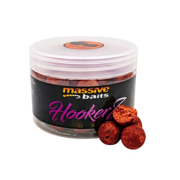 MASSIVE BAITS Kulki hakowe Hookerz Strawberry Bergamotta 18mm MASSIVE BAITS Kulki hakowe Hookerz Strawberry Bergamotta 18mm