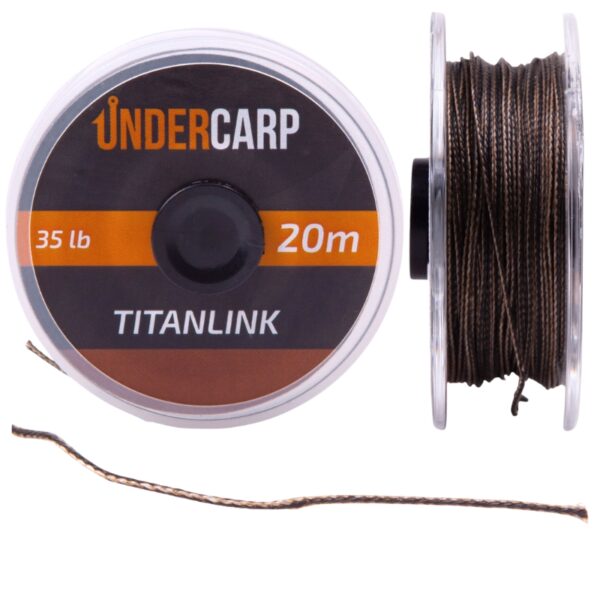 Plecionka TitanLink Undercarp 35lb brązowa
