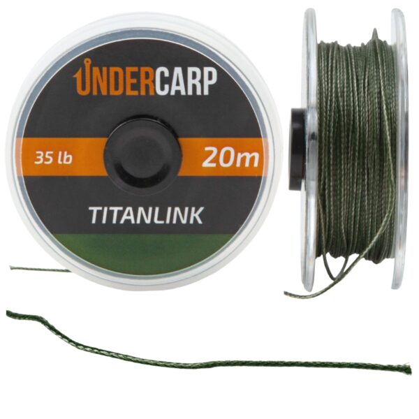 Undercarp Plecionka Titanlink 35lbs zielona