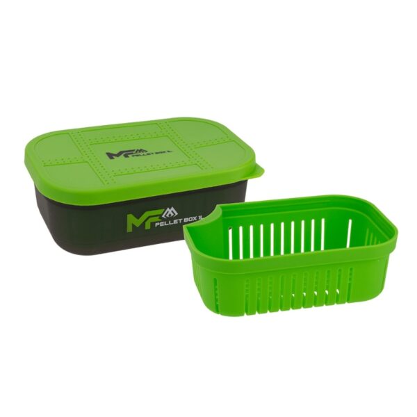 MIKADO Pudełko do pelletu z sitkiem - Pellet Box 1L MIKADO Pudełko do pelletu z sitkiem - Pellet Box 1L